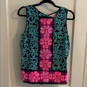 Lillie Pulitzer Sleeveless Silk Top